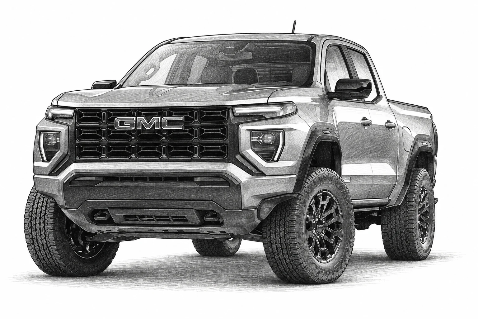 GMC Canyon 2026 sketch