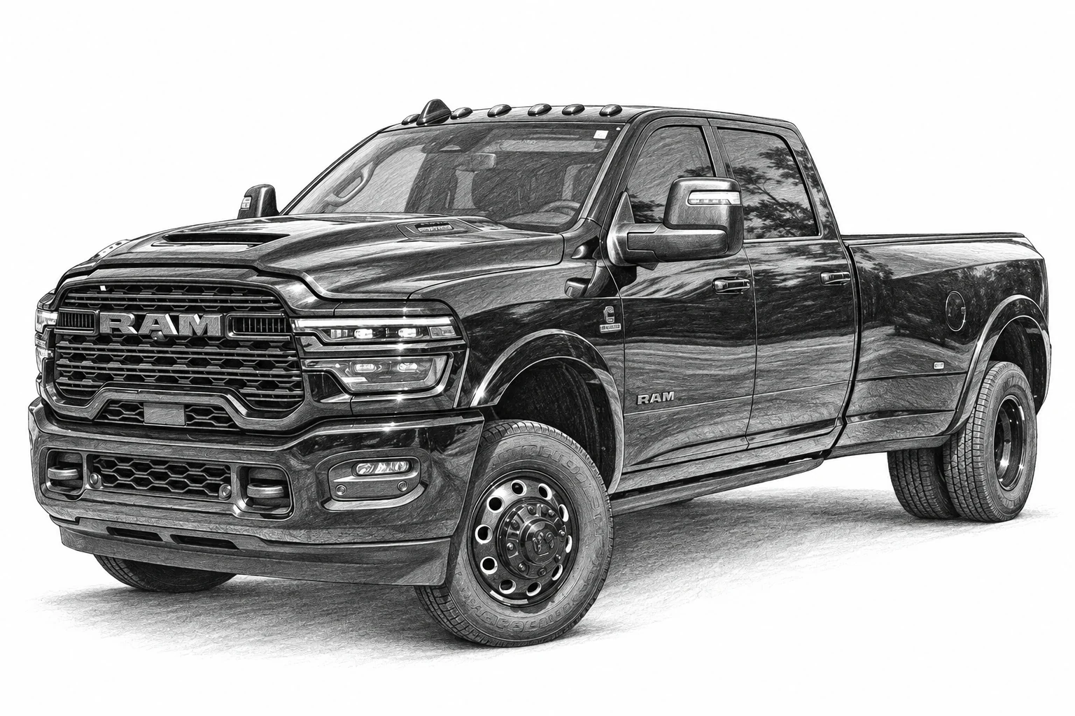 Ram 3500 2026 sketch