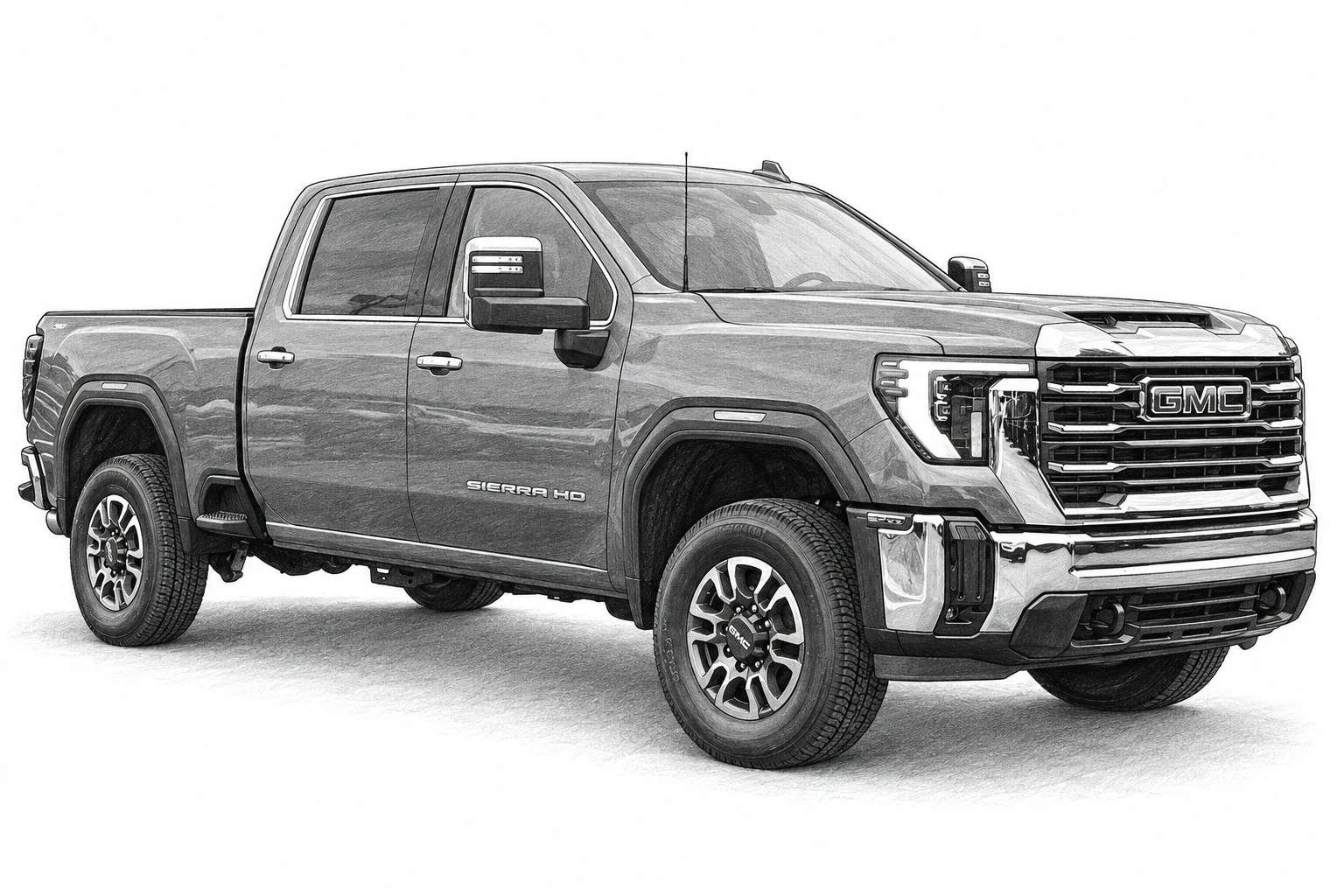 GMC Sierra 2500 HD 2026 sketch