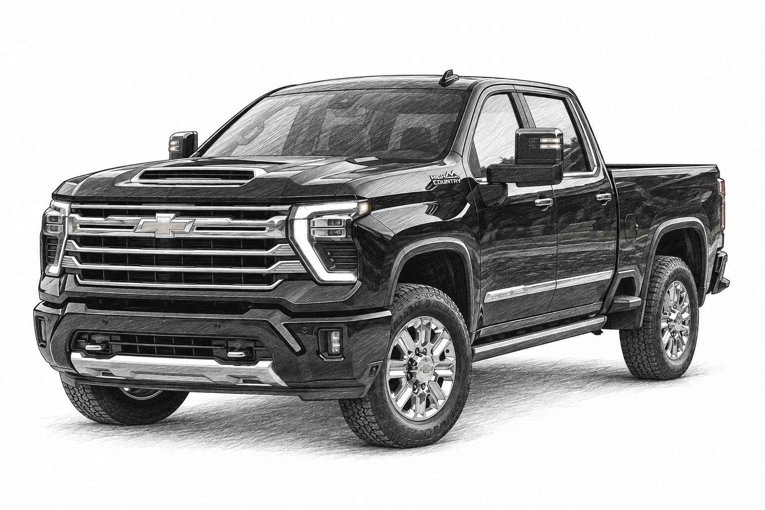 Chevrolet Silverado 2500 HD 2026 sketch