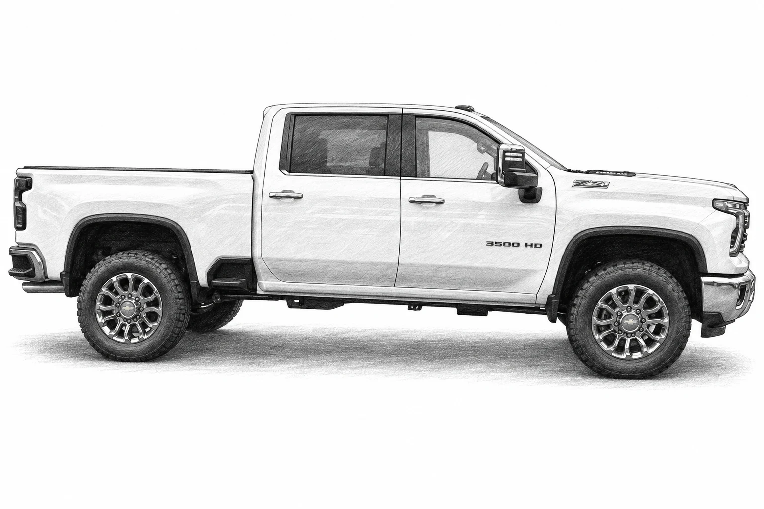 Chevrolet Silverado 3500 HD 2026 sketch